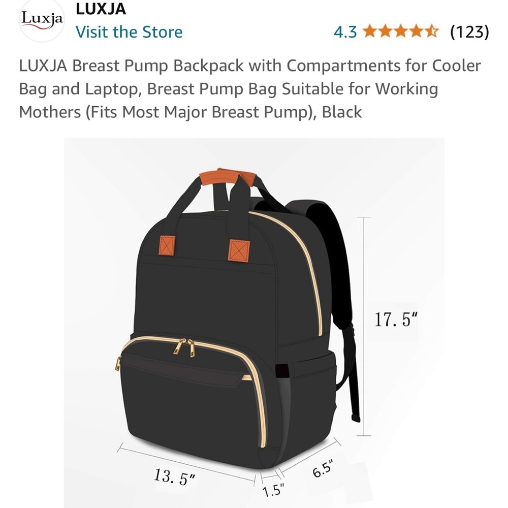 Breast Pump Backpack